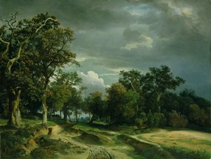 Az ösvény az erdő szélén, 1851 körül
